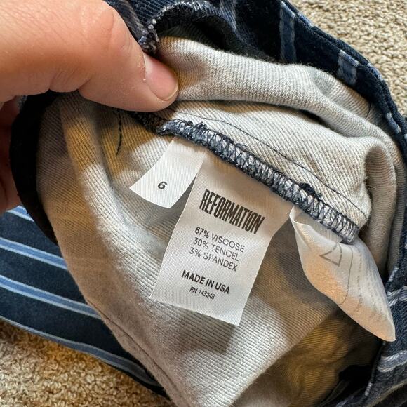 REFORMATION DEALS MARLON PANTS Size 6 - Picture 3 of 5